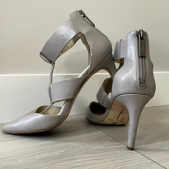 BCBG Ziggy Caged Heel in Grey - Sz 7 - Picture 10 of 11